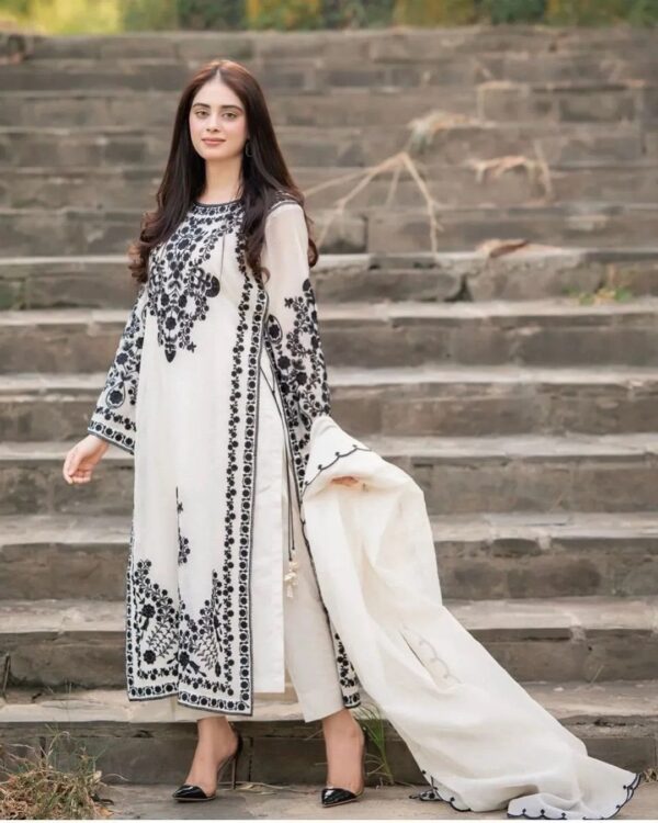 *ZARA SHAHJHAN* 3pc Summer Casual Collection - Image 3